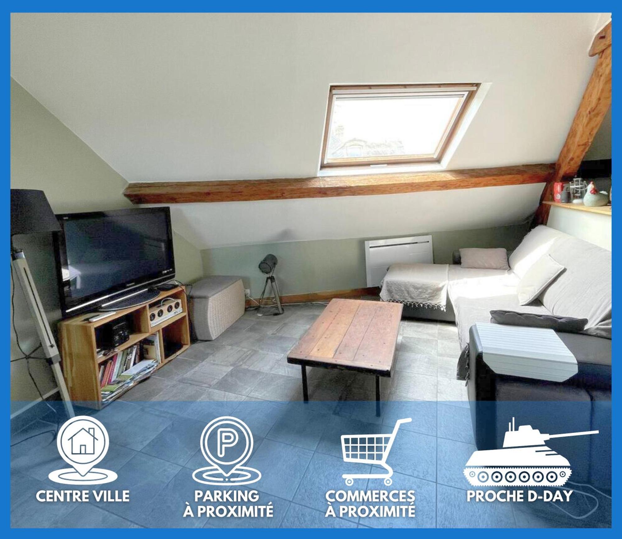 Les Combles De L Aure Grand Studio Cosy Confortable Classe 3 Etoiles Centre Bayeux 2 Mn A Pied Cathedrale Proche Plages Du Debarquement Екстер'єр фото